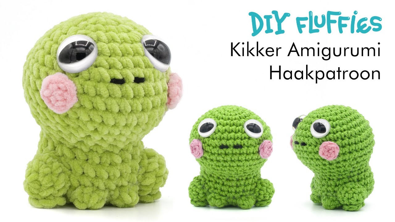 Gratis kikker knuffel haken - Amigurumi haakpatroon voor beginners - Nederlands