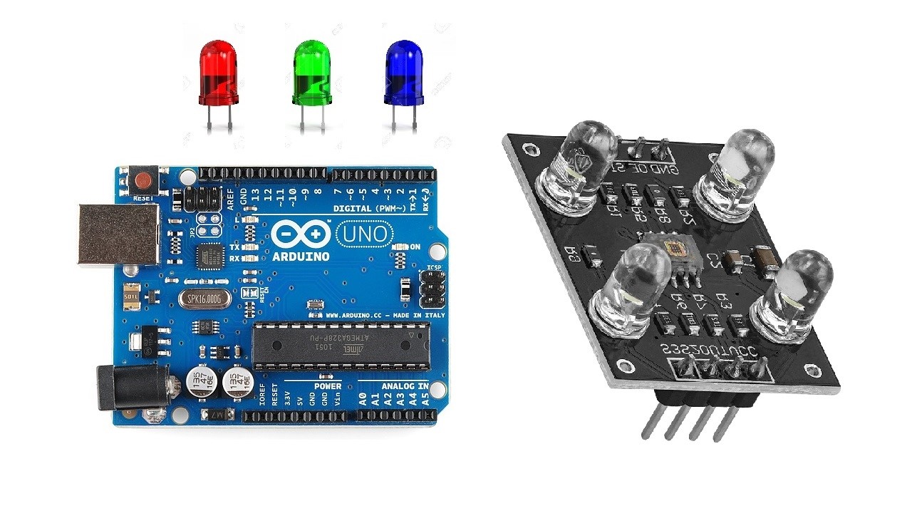 Color sensor using Arduino and TCS230 (with code)