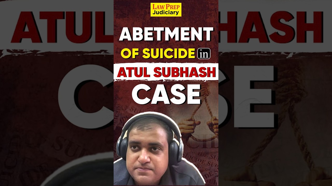 Abetment of Suicide in Atul Subhash Case #shorts