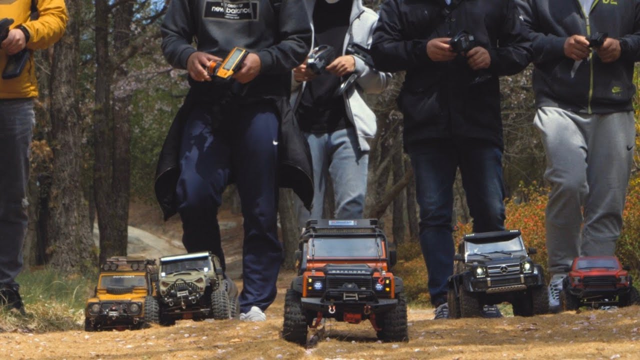 Camel Trophy D90 ‘ TRX4 ‘ TRX6 ‘ SCX10 II Rubicon ‘ komodo Double cap Group Trail -