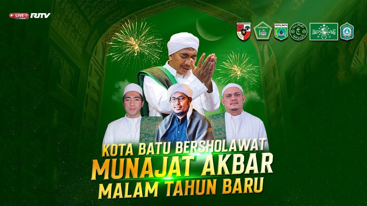 Kota Batu Bermunajat Akbar Malam Tahun Baru Bersama Majlis Riyadlul Jannah