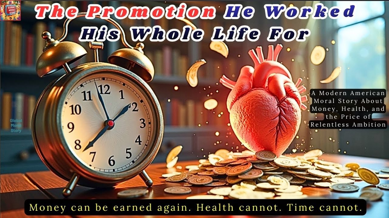 The Promotion He Worked His Whole Life For-An American Moral Story About Money & Health #moralstory