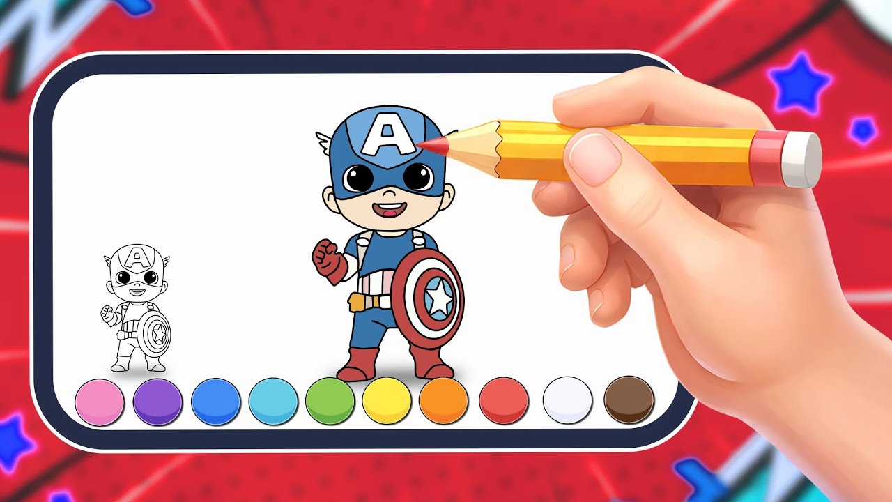 Superhero Coloring Games For Kids #superhero #coloring #kidsgames 