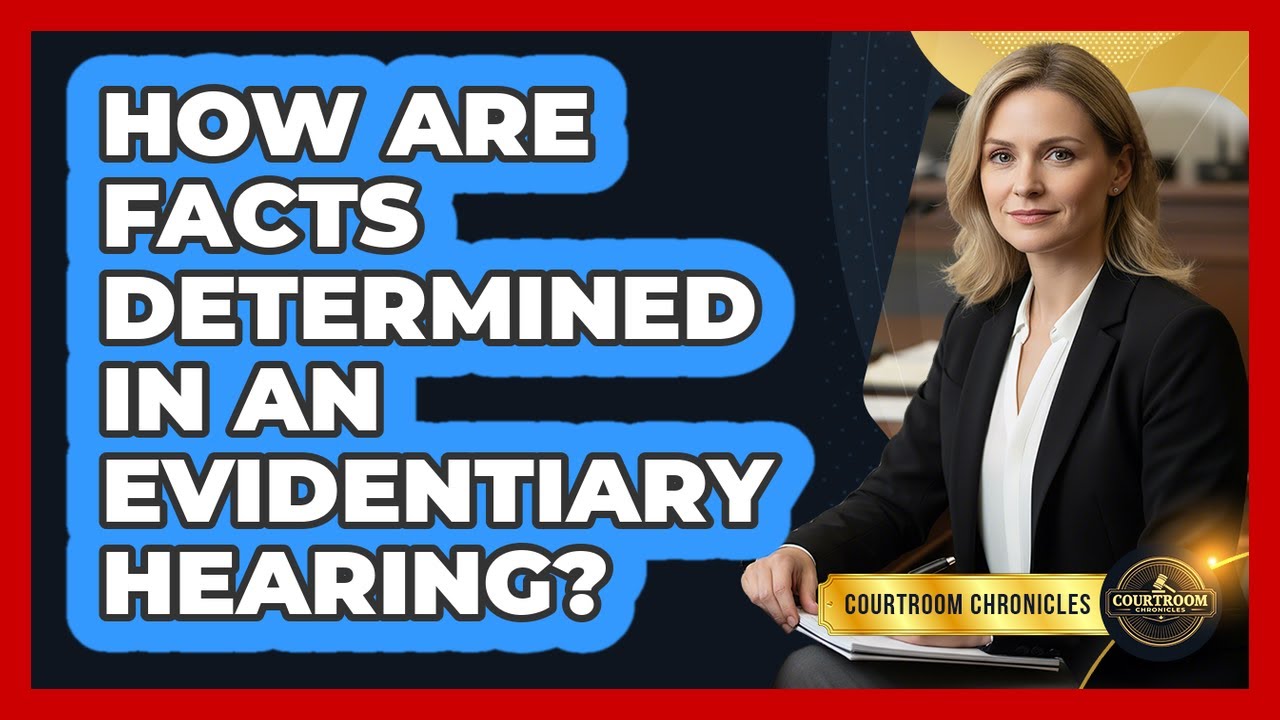 How Are Facts Determined in an Evidentiary Hearing?