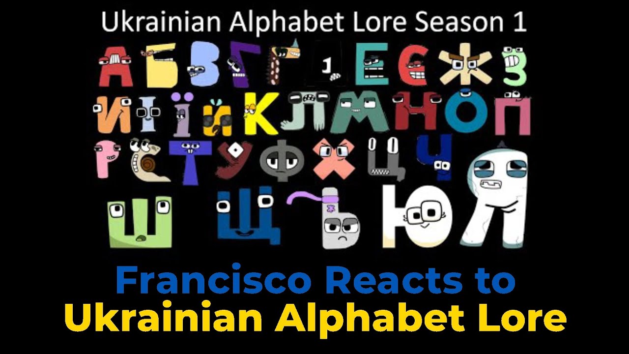 Francisco Reacts to Ukrainian Alphabet Lore 🇺🇦