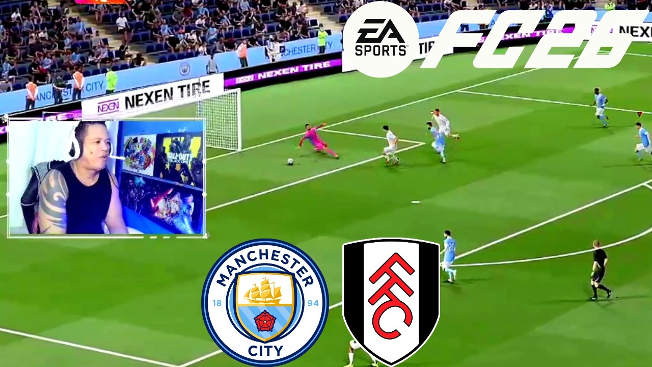 MANCHESTER CITY X FULHAM PREMIER LEAGUE 2026 SIMULAÇÃO FUTEBOL EA FC 26