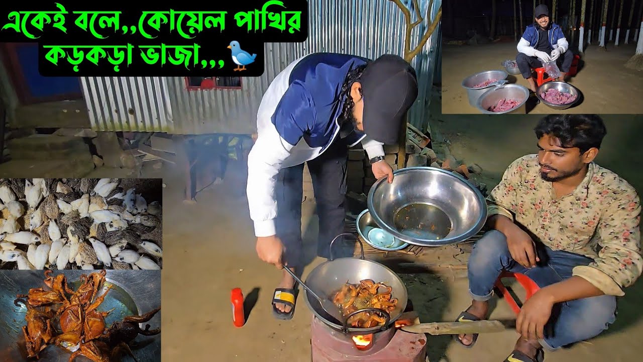 একেই বলে,,কোয়েল পাখির কড়কড়া ভাজা,,,🐦