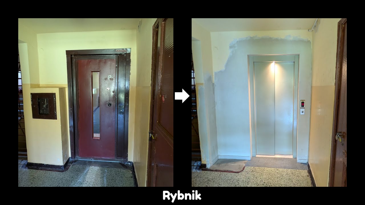 Lift tour, niektóre bloki z Wielkiej Płyty w Rybniku