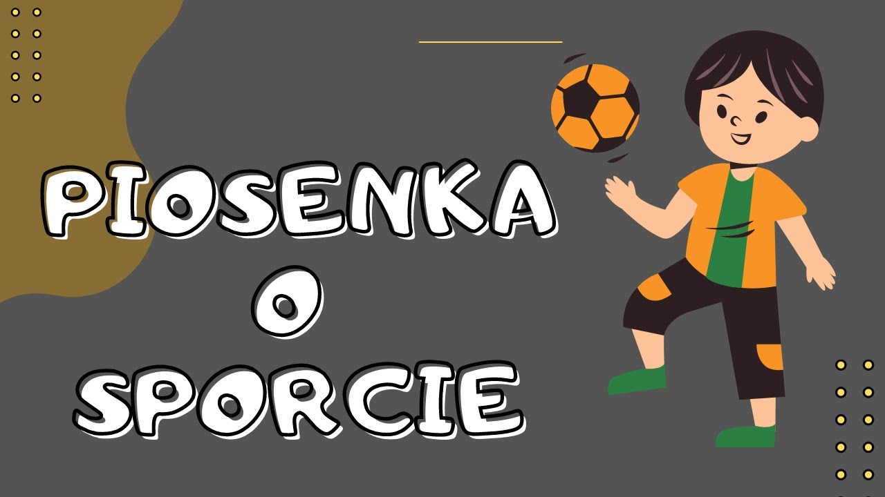 Gimnastyka w rytm muzyki - Piosenka o sporcie i zdrowym stylu życia z tekstem (na rozgrzewkę) ⚽️🤸