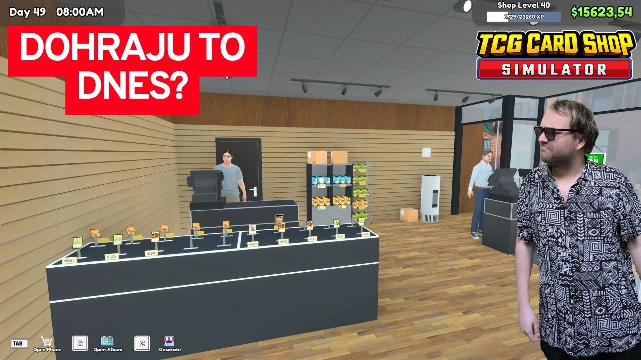 DOHRAJU TO DNES? 🏪 💰(6.díl) | TCG Card Shop Simulator