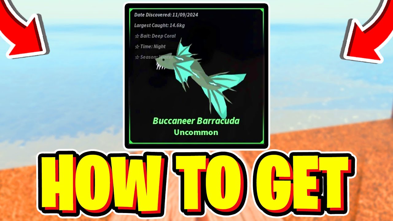 How To CATCH BUCCANEER BARRACUDA In Fisch! Roblox (Buccaneer Barracuda Fish Location)