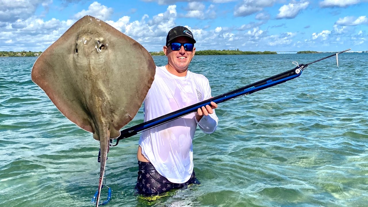 STINGRAY Catch Clean and Cook (BlueGabe Style) *SPEARFISHING*