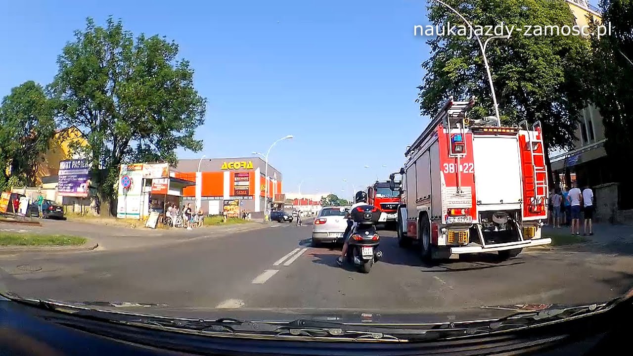Pożar w kościele Św. Krzyża w Zamościu - 13.06.2019