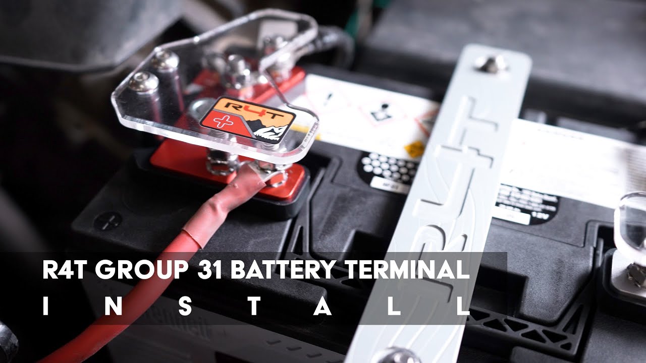 How to Install the R4T Group 31 Battery Terminals