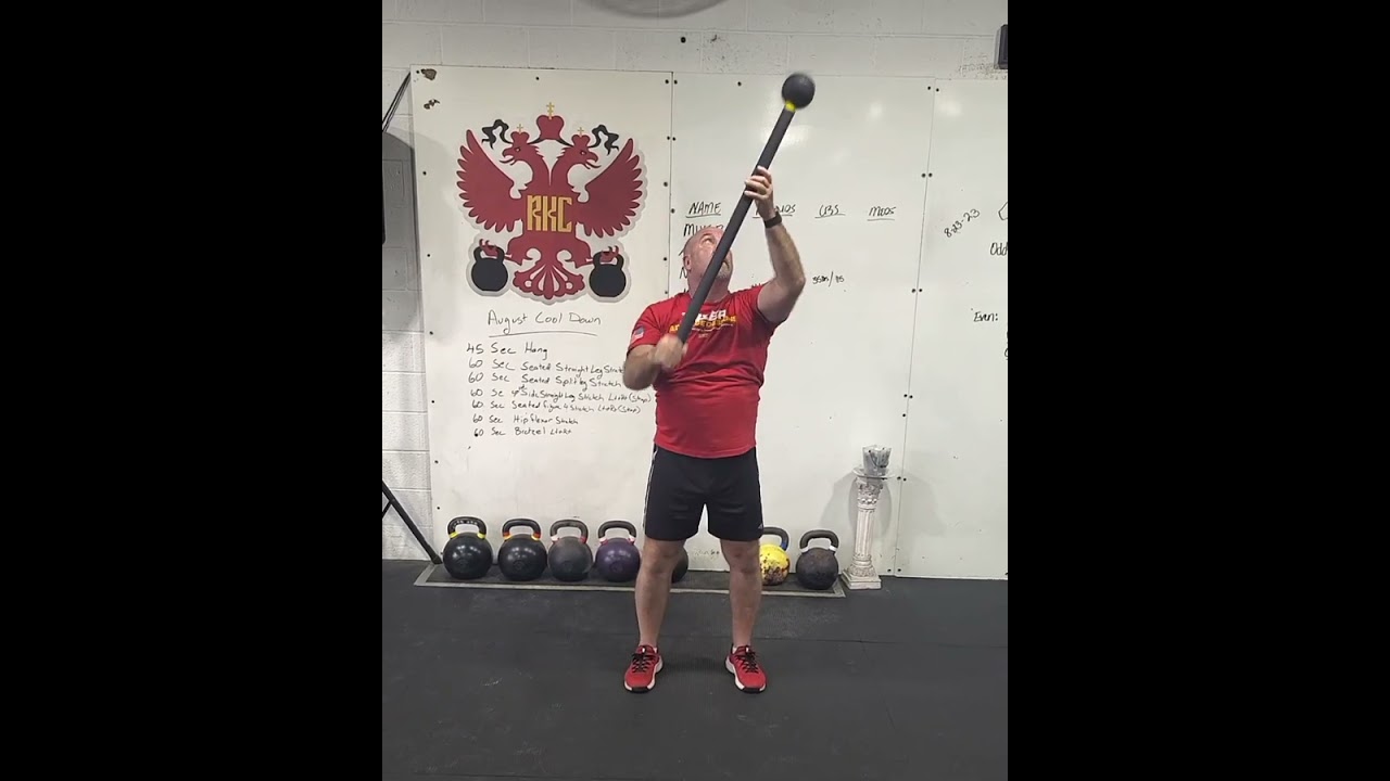 Steel Mace Toss and Swing Training