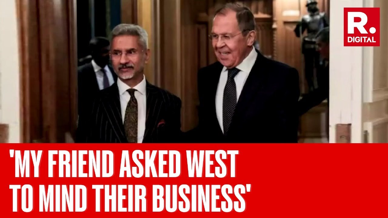 Russian Foreign Minister Praises S Jaishankar For His Statements On India's Oil Purchase from Russia