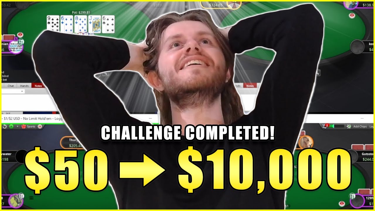 I DID IT! $50 TO $10,000 BANKROLL CHALLENGE COMPLETED! Epiphany77 Stream Highlights