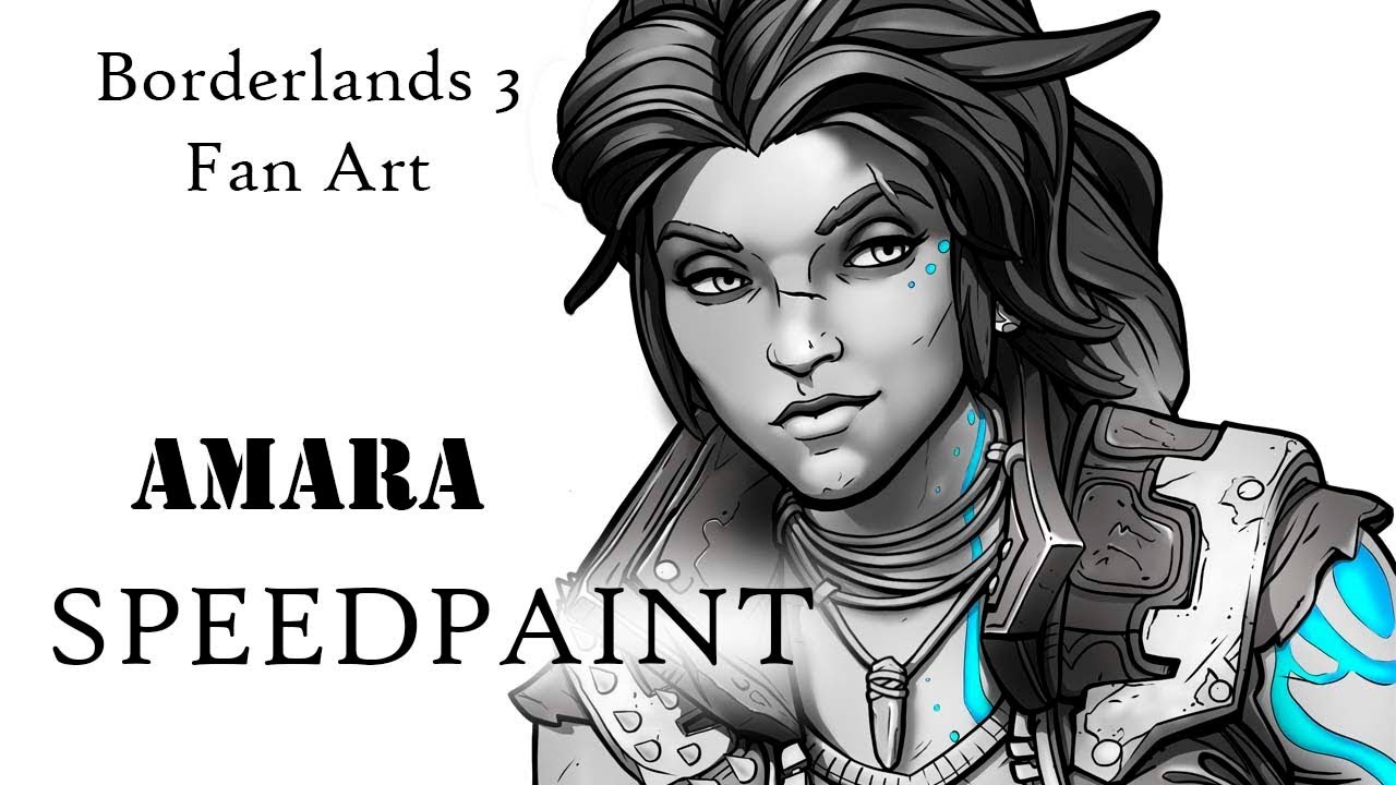 SPEEDPAINT - Amara - Borderlands 3 Fan Art