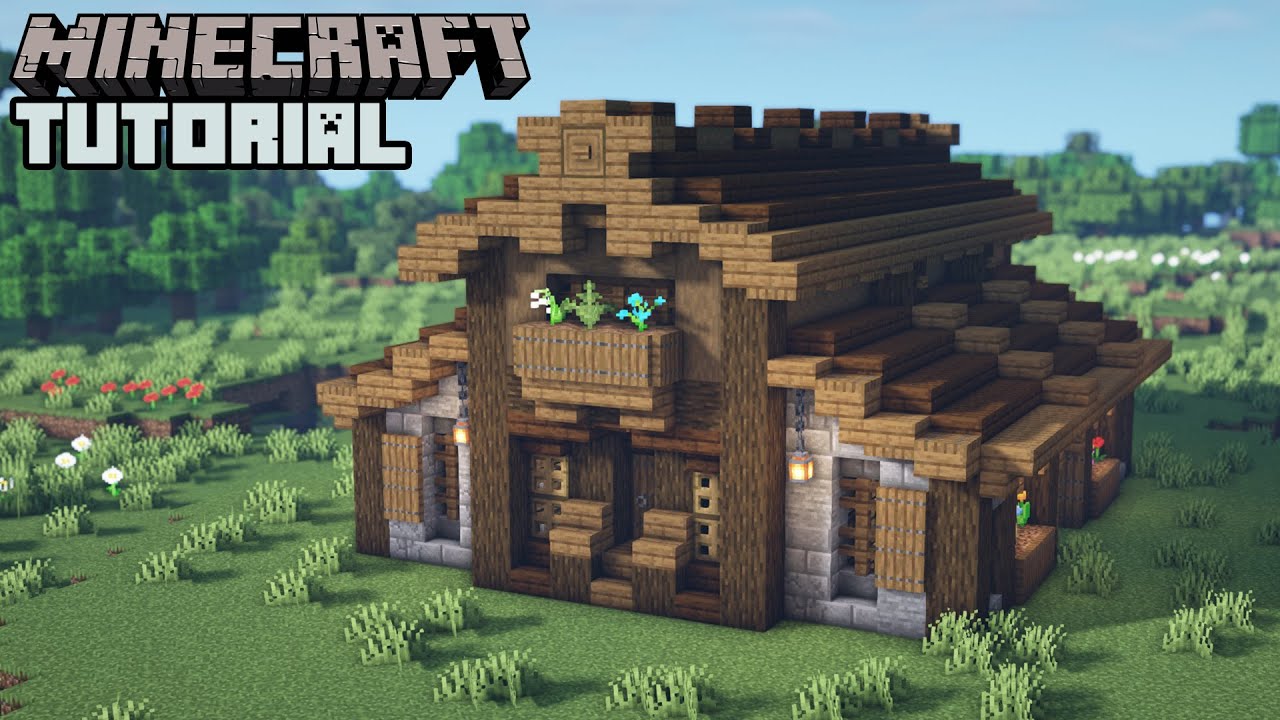 Minecraft - Storage House Tutorial (How to Build)