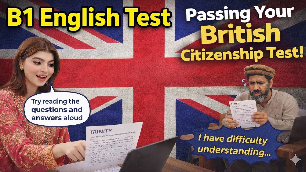 B1 English Test (GESE Grade 5) | SELT British Citizenship| Trinity College London ILR UK