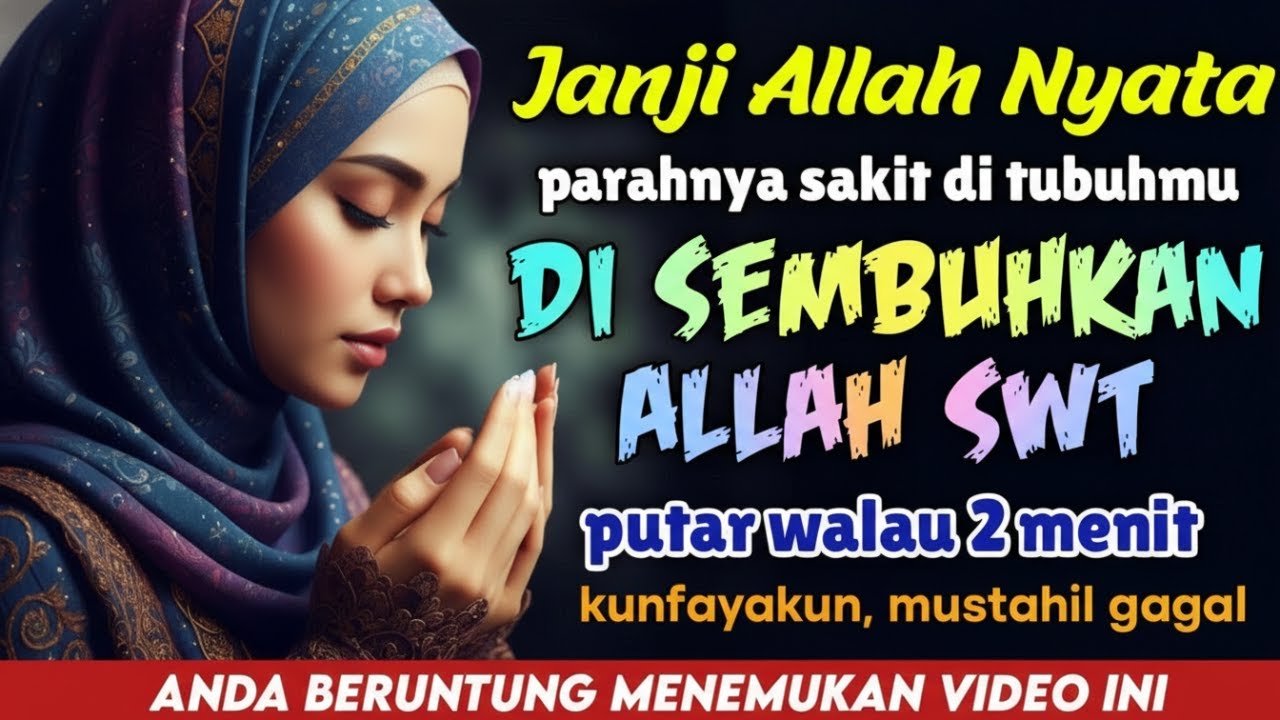 PERANGI PENYAKITMU❗70.000 Malaikat Doakan Kesembuhanmu. Beruntung Menemukan Video ini