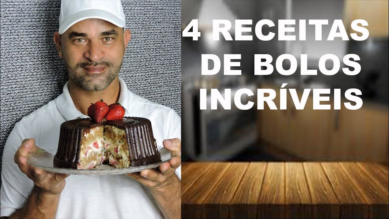 4 RECEITAS DE BOLOS INCR&Iacute;VEIS, BOLOS DE VITRINE DE DOCERIA FAMOSA