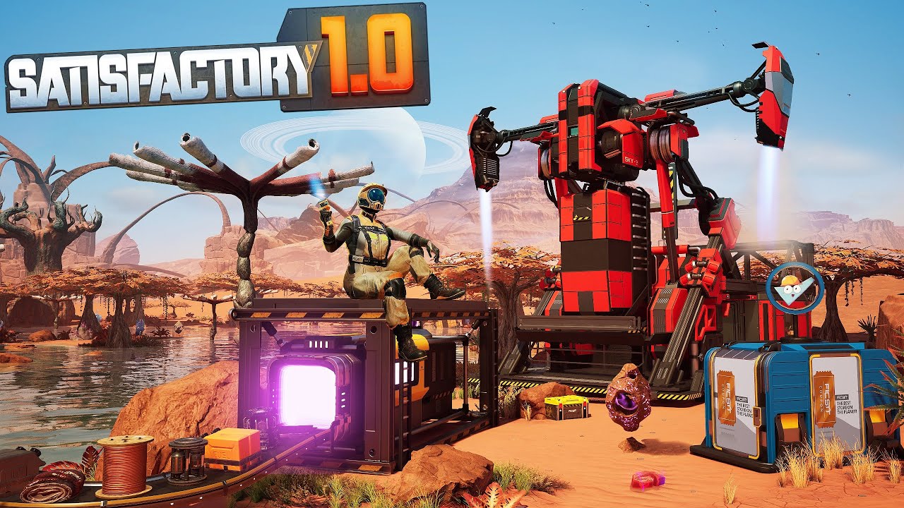 SATISFACTORY 1.0 - THE PERFECT START! - Let's Play Ep.1