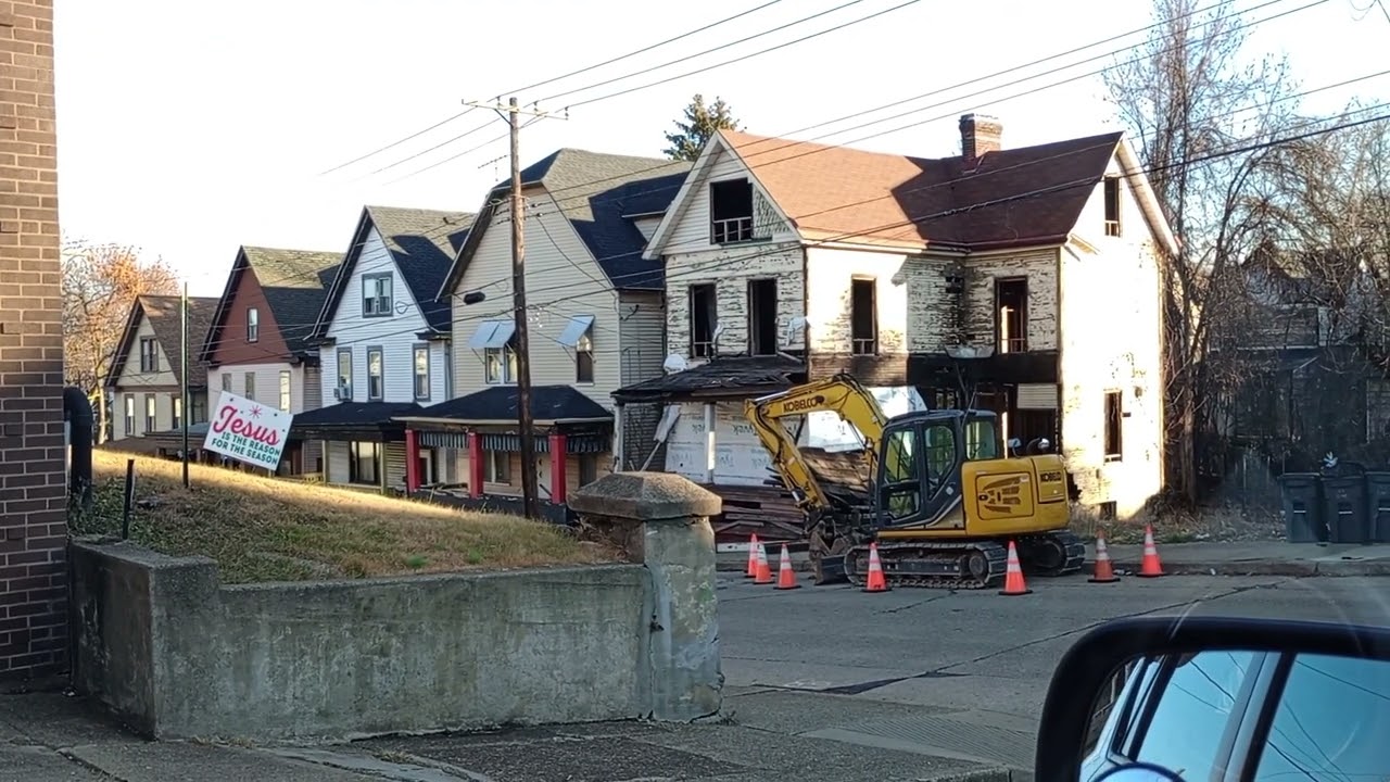 I guess they are getting ready to tear this one down on 911 EVANS AVENUE in MCKEESPORT PA.