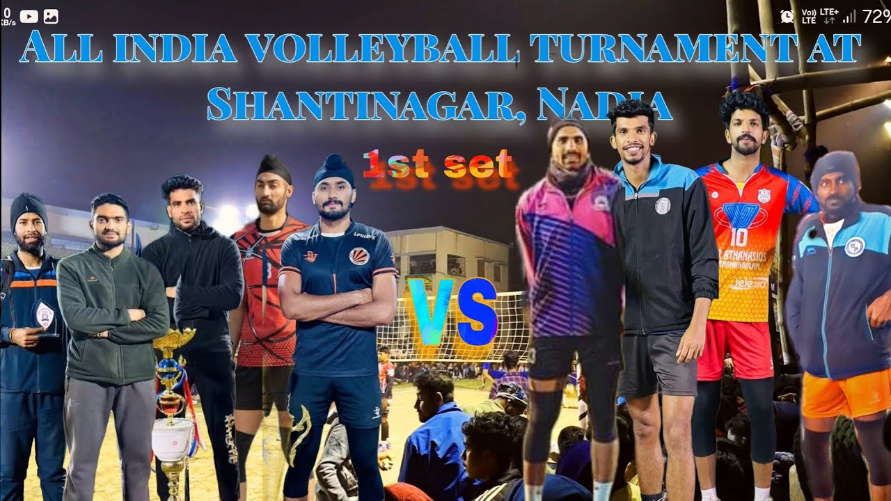 All India volleyball tournament. Karen, sahebaz, srk, VS emil, gainin, rahesh. 🎉🎉🎉