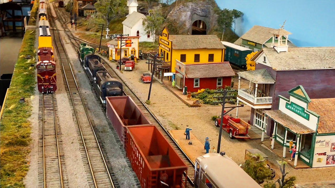 Beautiful Private Model Railroad layout in HO scale