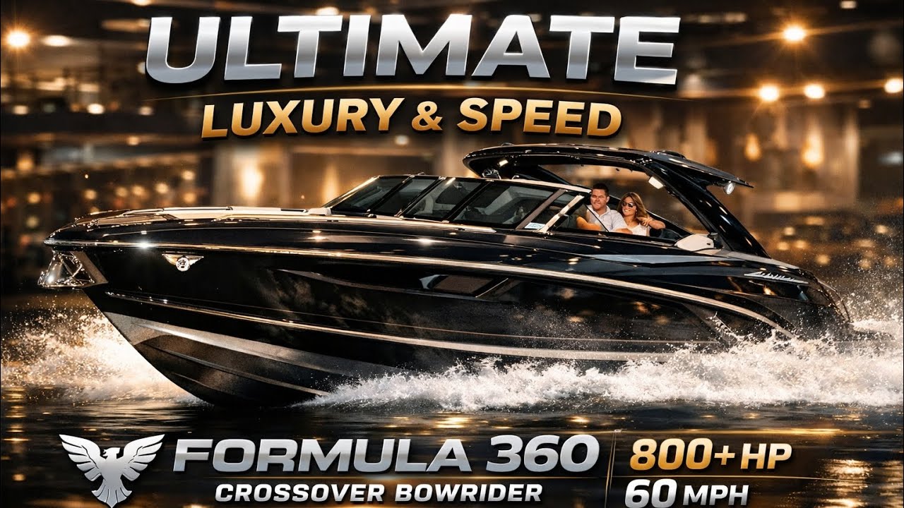 Formula 360 Crossover Bowrider Showcase Formula #formula360#luxuryspeedboat