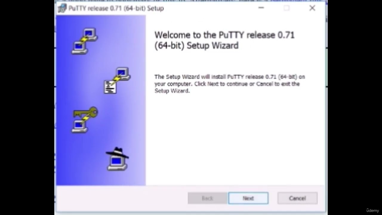 5   Download Install and connect through putty