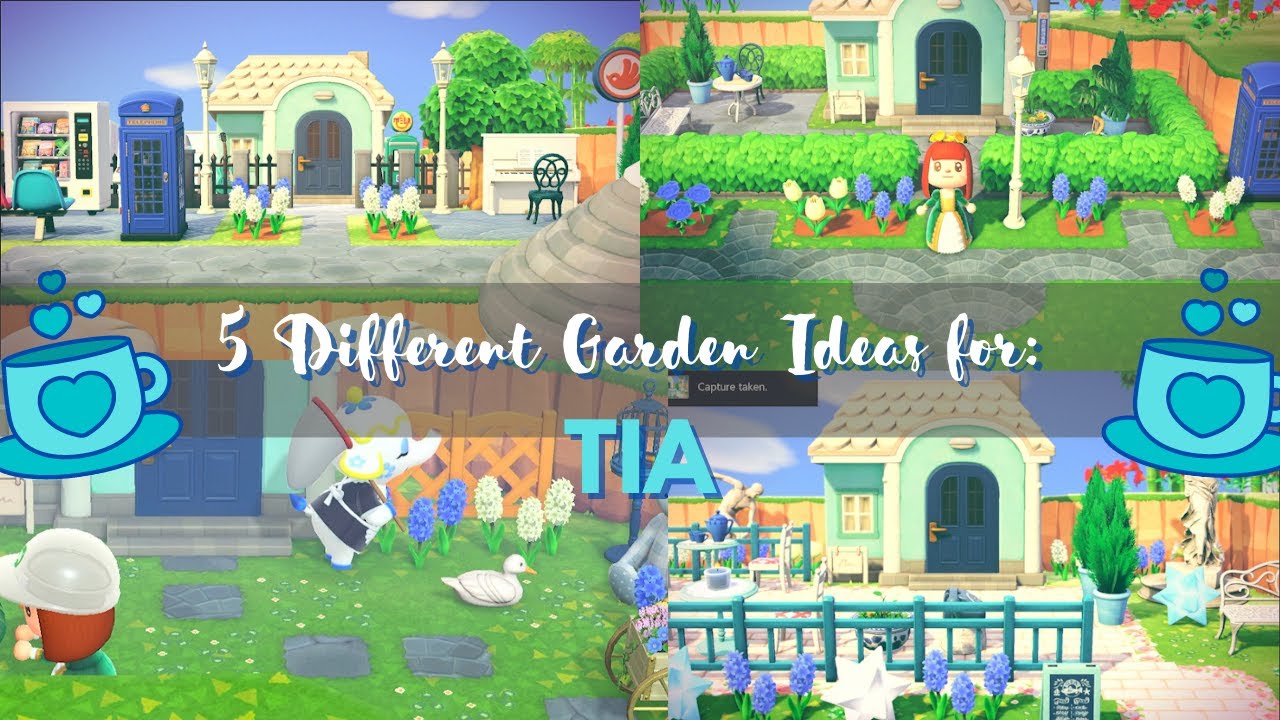 ACNH: Villager yard/garden ideas: TIA