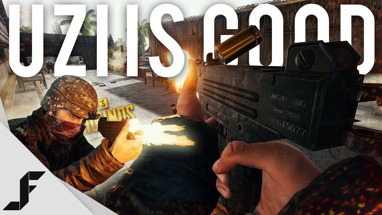 The Uzi is surprisingly good in PUBG