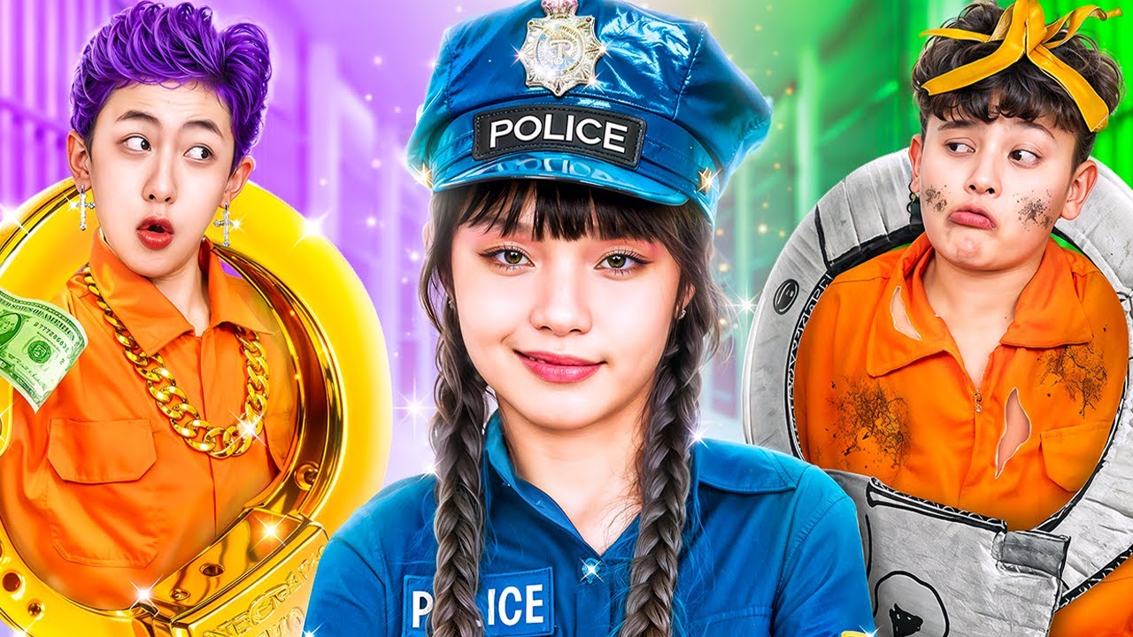 Poor Boy Vs Rich Boy Fell In Love With Police In Jail!