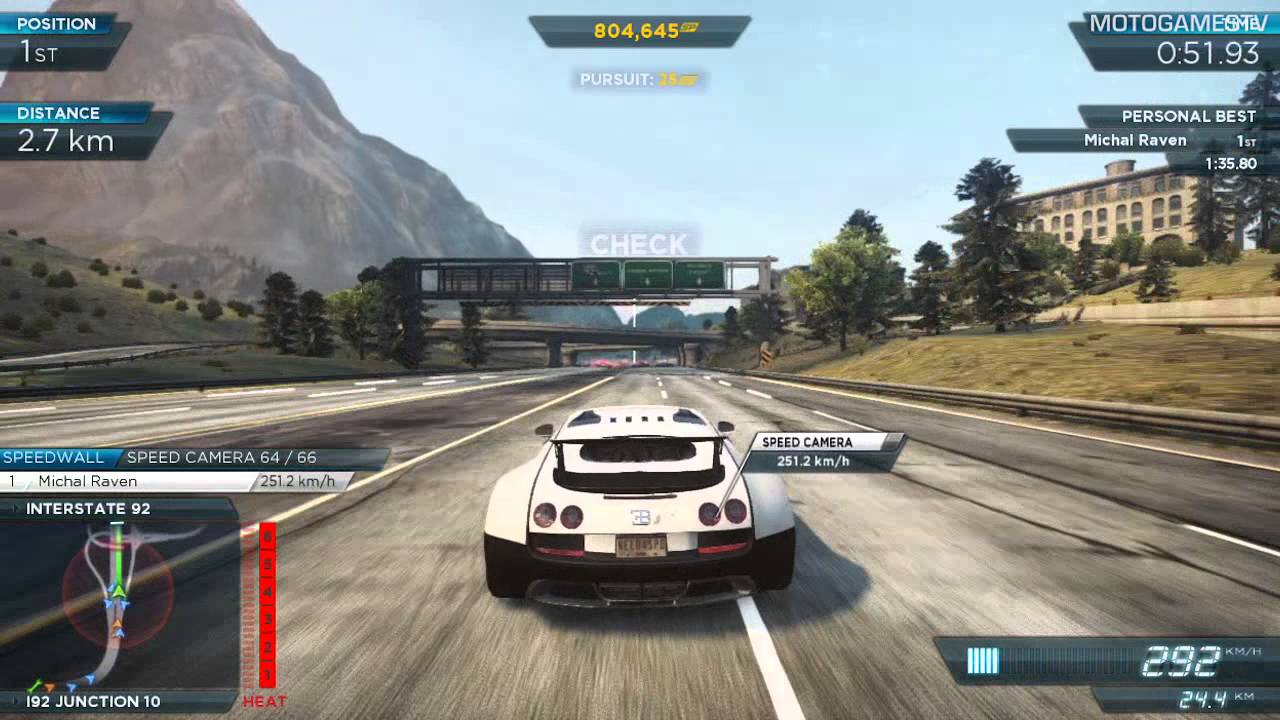 Need for Speed Most Wanted 2012 - Bugatti Veyron Super Sport Gameplay