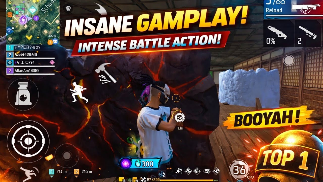 This Match Was Crazy 🔥 | Free FireBOOYAH in Last Zone 😱 Pro Moment 😈 | Free FireBest Clutch Ever 🔥