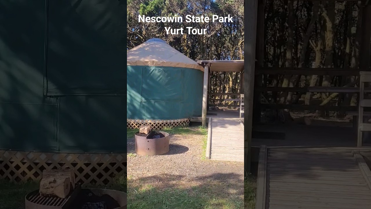 Yurt Tour - Neskowin Beach Oregon 