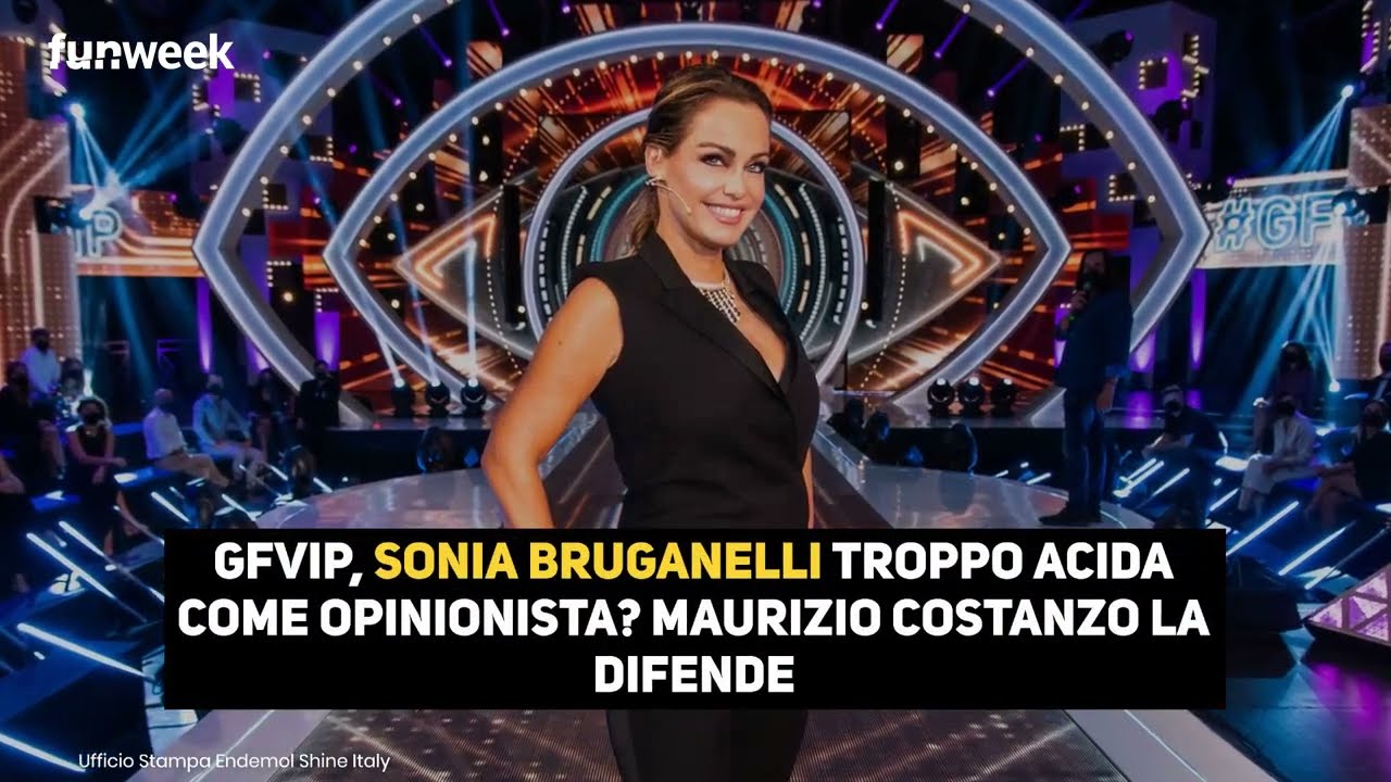 GfVip, Sonia Bruganelli troppo acida come opinionista? Maurizio Costanzo la difende
