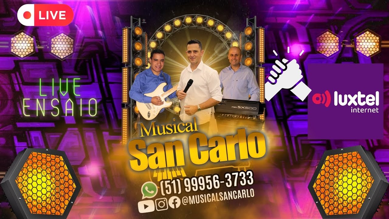 LIVE ENSAIO - MUSICAL SAN CARLO - 04/02/2026
