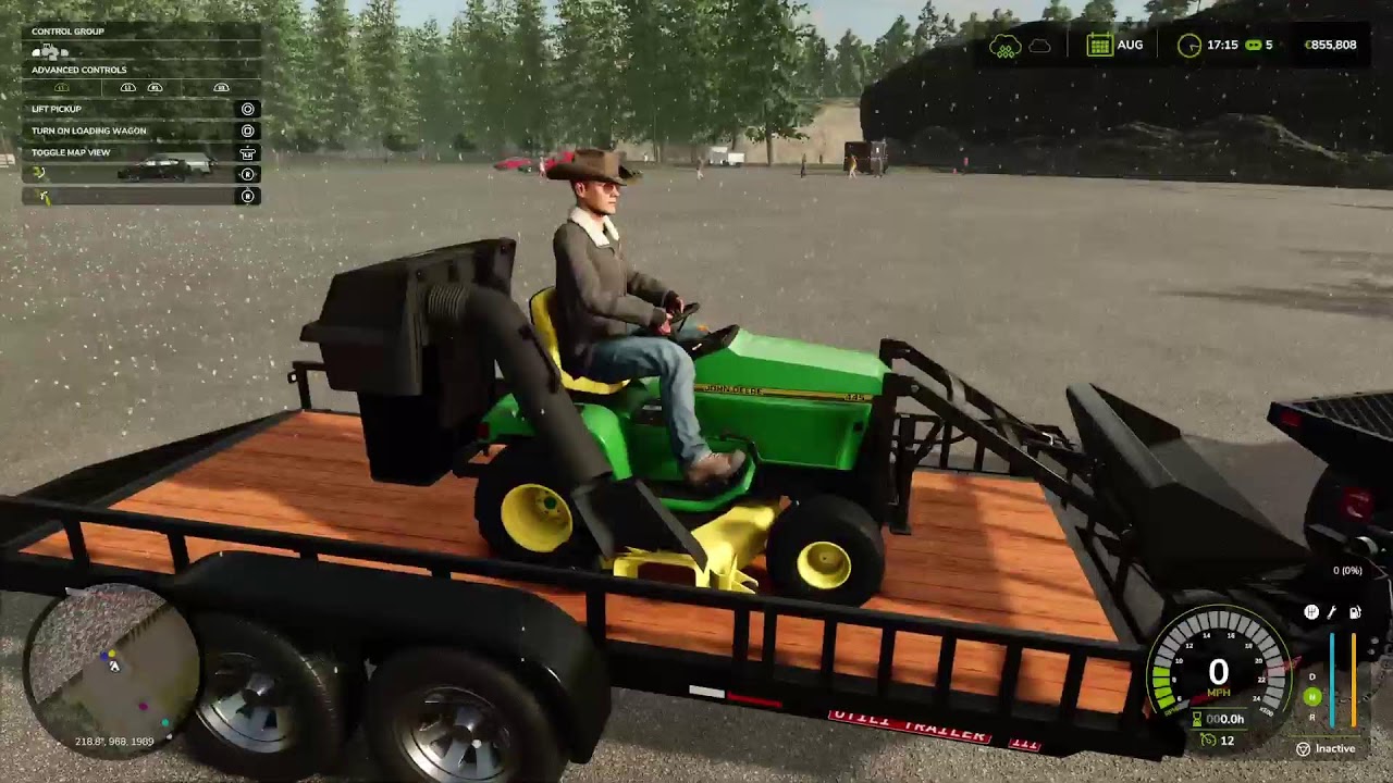 Snow day. Farming Simulator, 25.