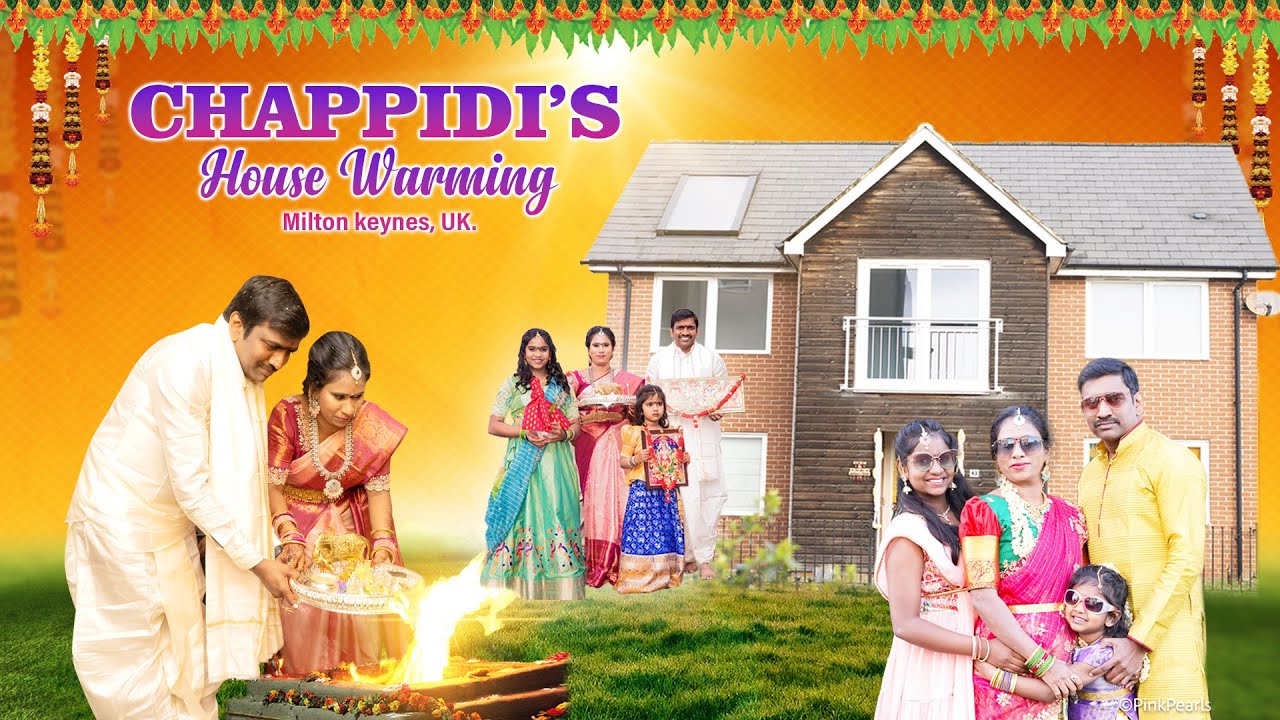 CHAPPIDI VAARI HOUSE WARMING - OXLEY PARK, MILTONKEYNES, UK. PINK PEARLS PHOTOGRAPHY UK.