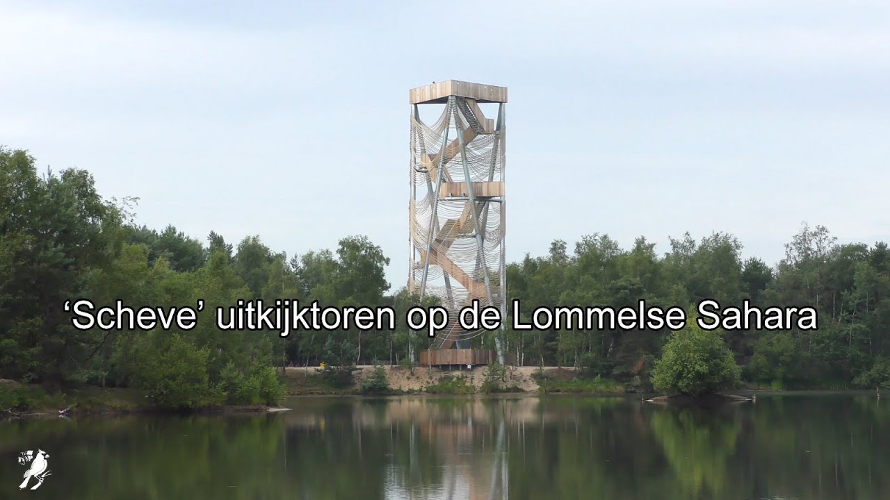 ‘Scheve’ uitkijktoren op de Lommelse Sahara