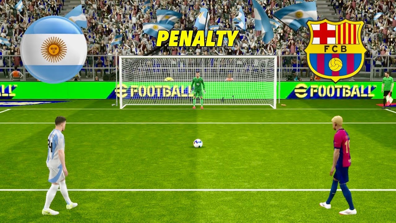 Argentina vs FC Barcelona Penalty Shootout | FCB vs ARG | Highlights