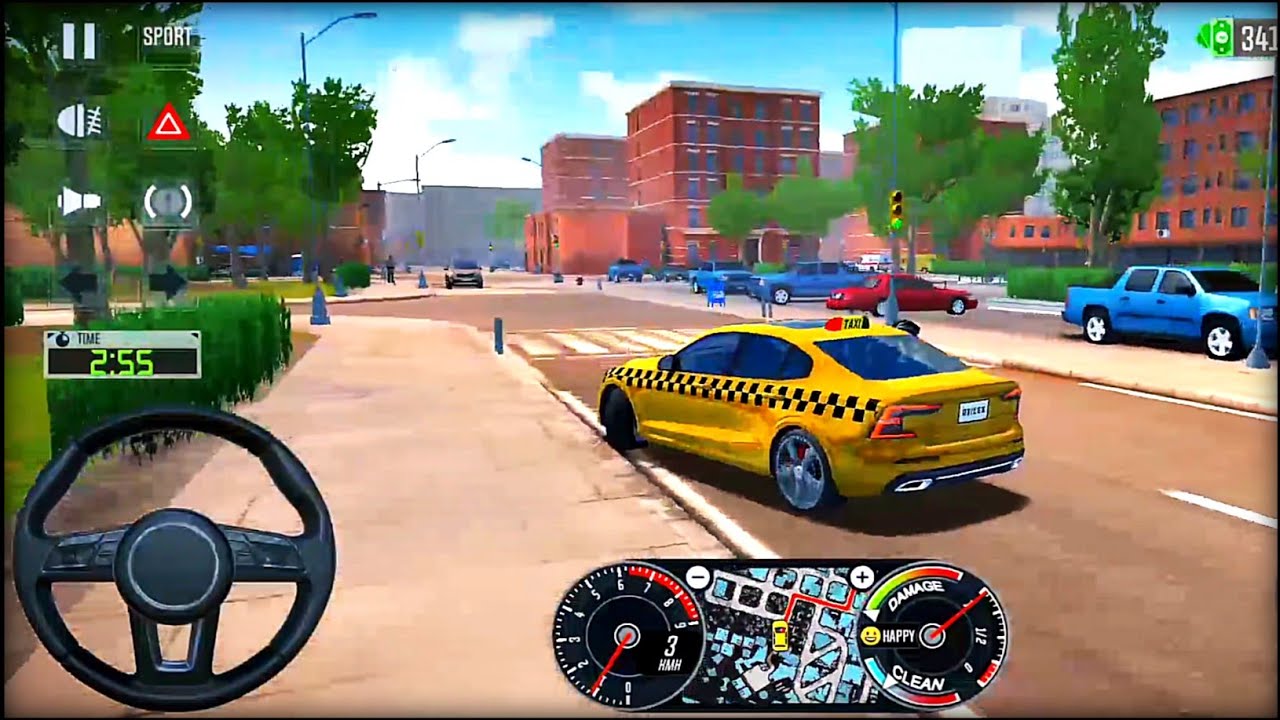 Driving Wheels in Newyork City|| Android Mobile Gameplay||Taxi sim 2022 evolution 