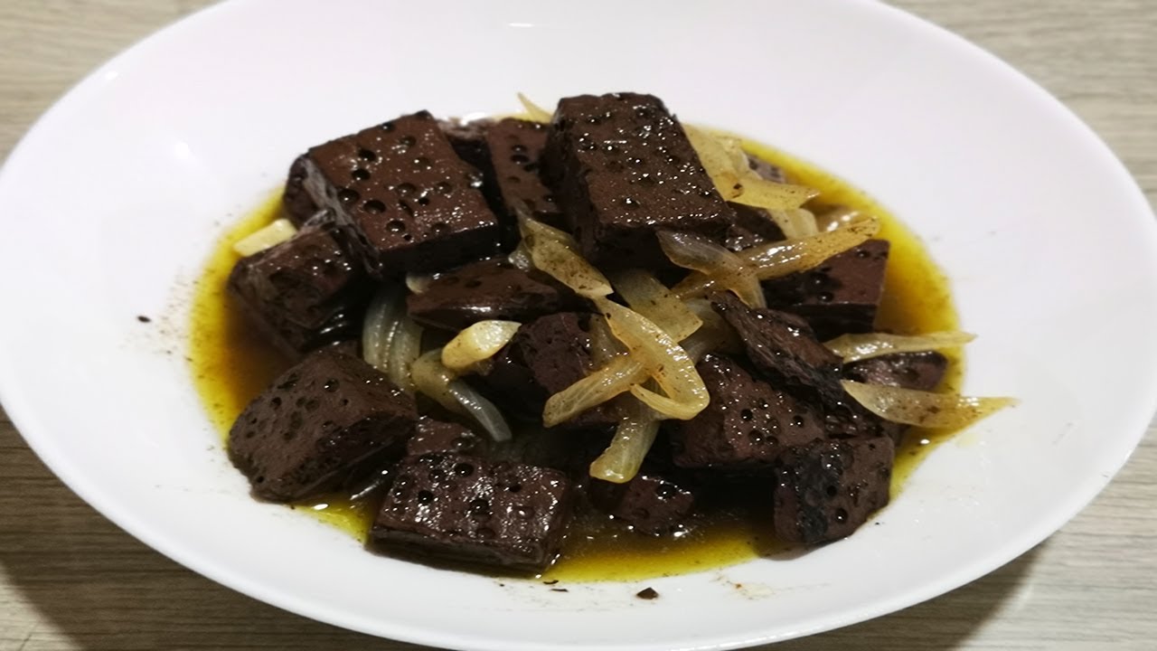 como hacer sangre encebollada