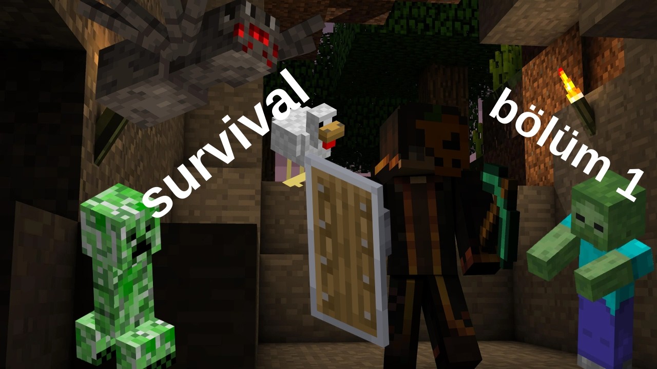 minecraft oynuyaruz bölüm 1