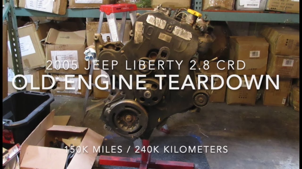 Jeep Liberty CRD (Diesel) Engine Teardown Part 1