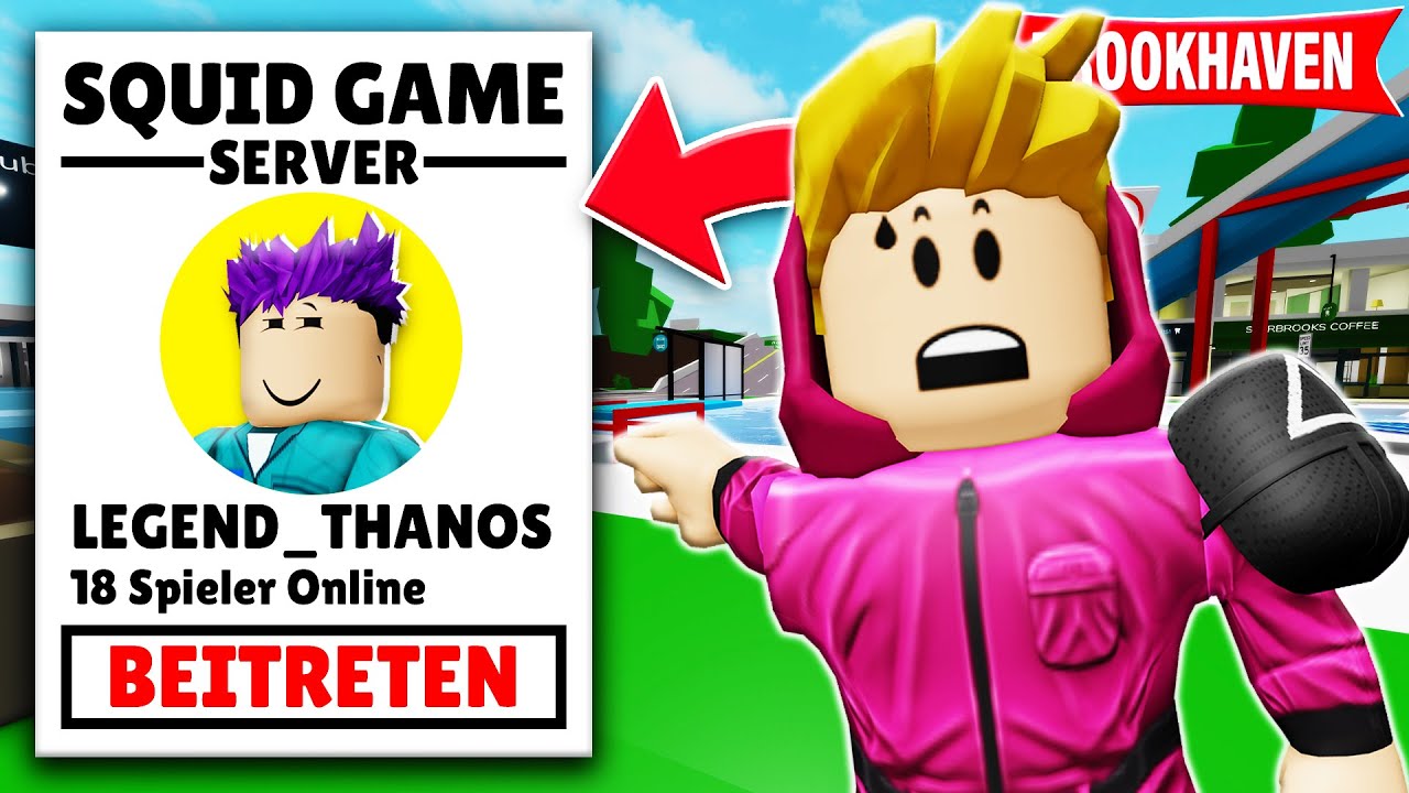 Ich ERÖFFNE SQUID GAME SERVER in Brookhaven! (Roblox)