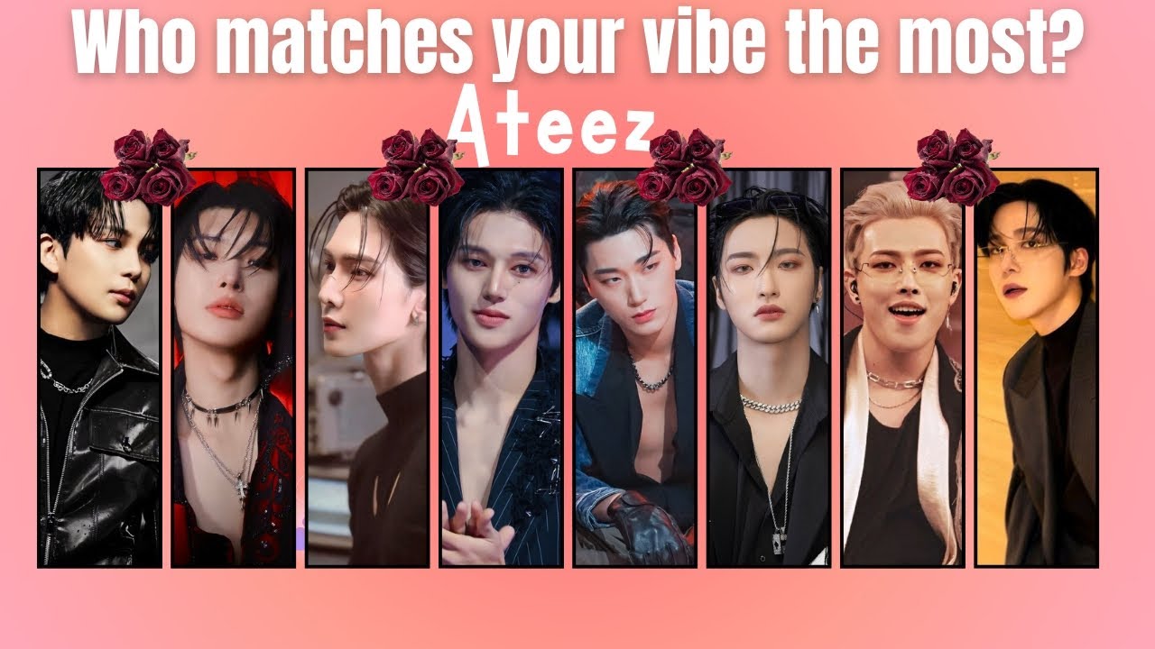 WHO MATCHES YOUR VIBE THE MOST IN ATEEZ 🖤🔥?|FUN QUIZ FOR ATINYS